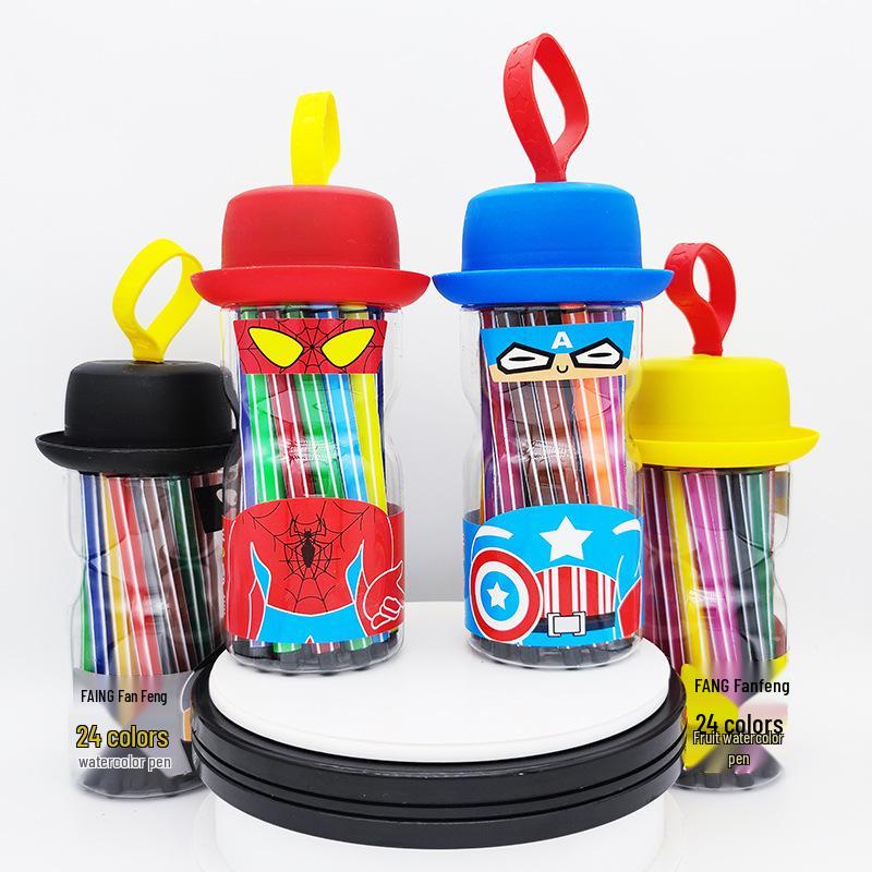 Pennarelli ad Acquerello Lavabili per Bambini: Set di Materiali Artistici per Scarabocchiare e Dipingere