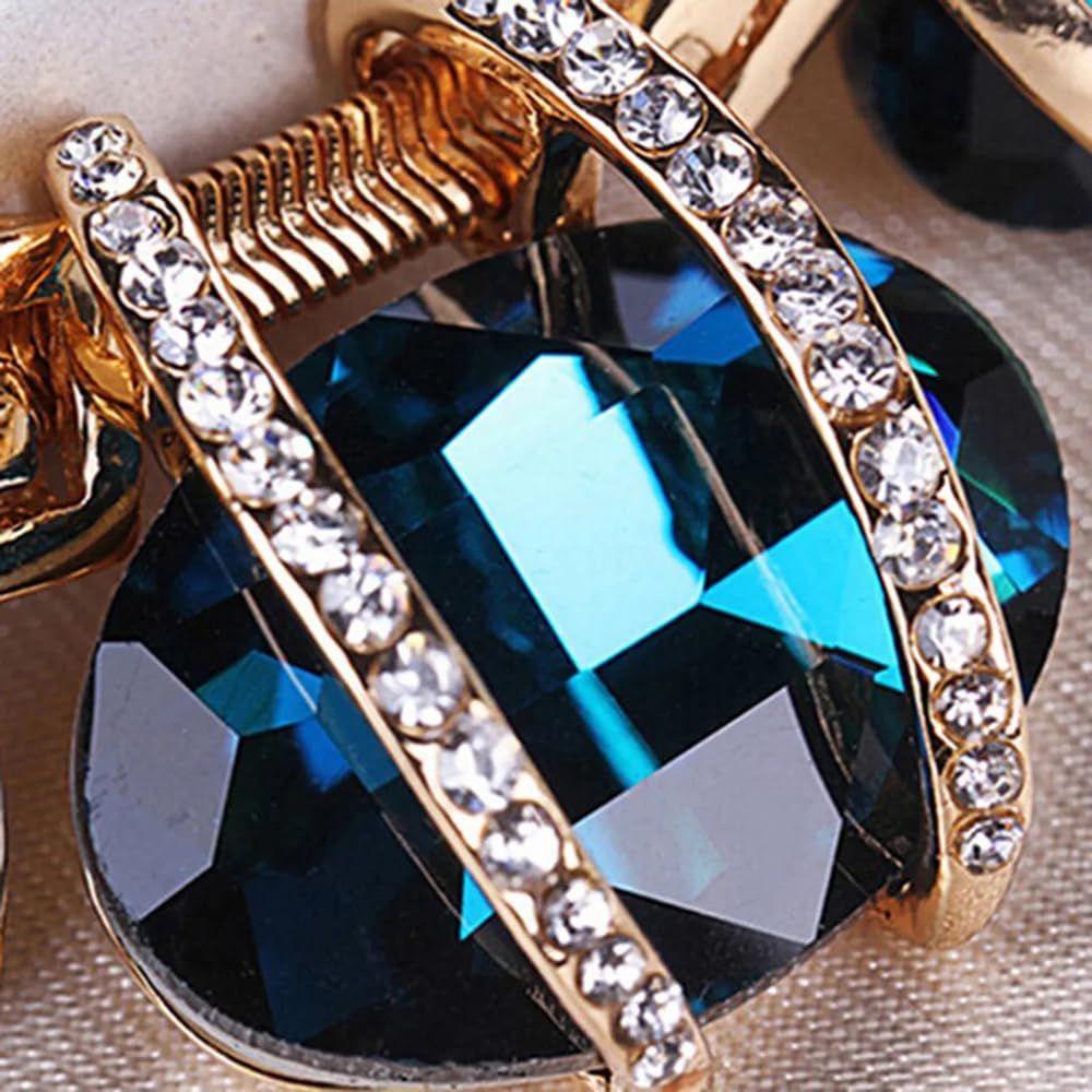 Colar Corrente Pingente de Cristal Chique e Moderno Inspirado em Celebridades de Design para Mulheres e Meninas