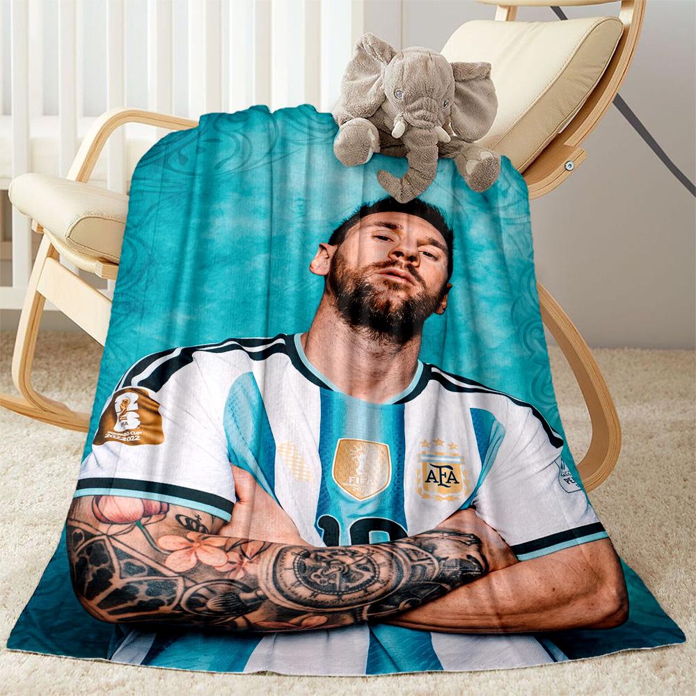 Messi 50 Blanket Warmthful Decor Perfect for Picnics Chair Couch for All Occasions Warmthful Decor Ideal Gift For Birthday Valentine'S Day