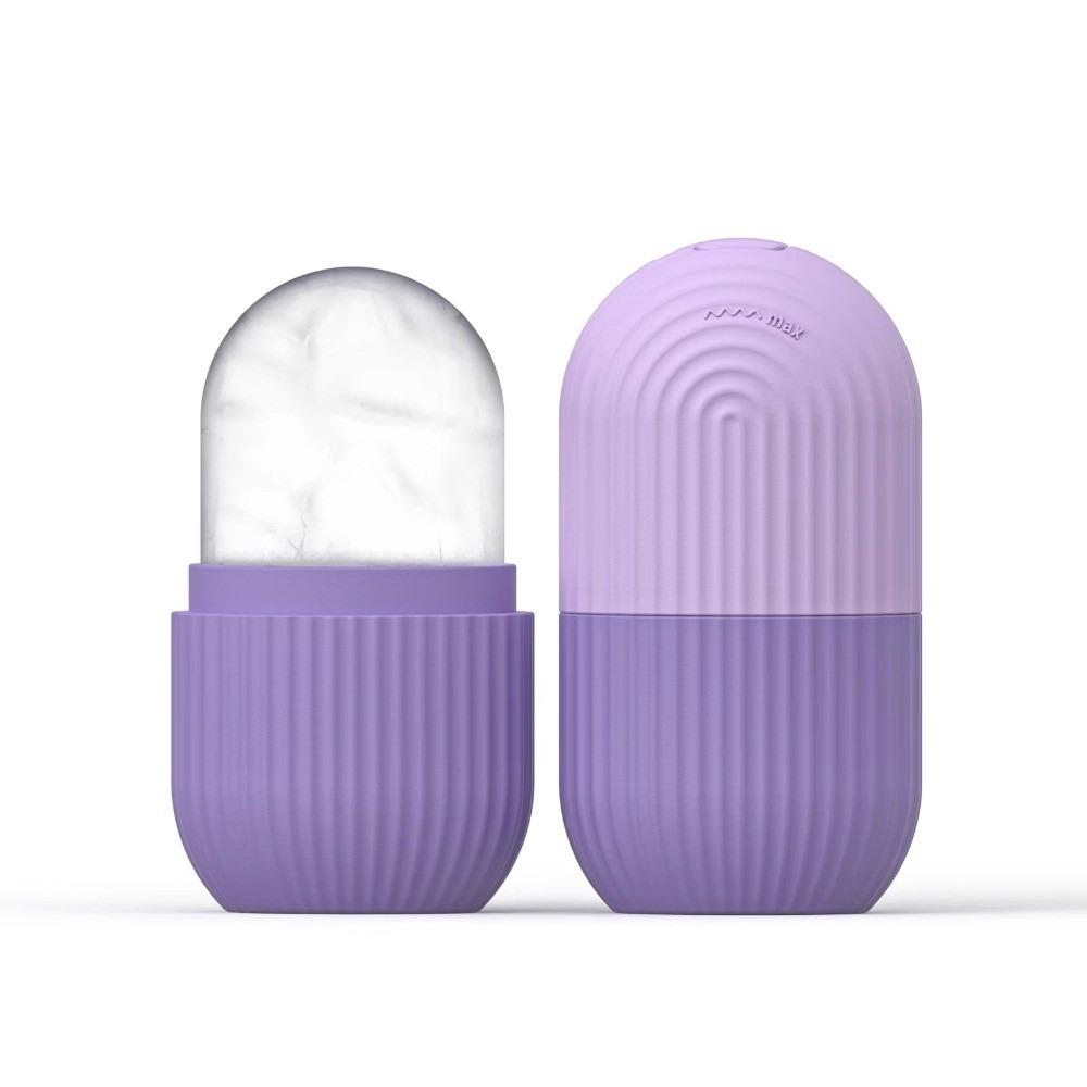 Facial De-puffing Facial Ice Cube Mold Silicone Facial Ice Pack Device  for Beauty and Skin Care
