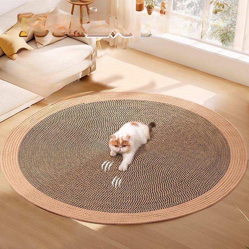 Cotton Thread Knit Cat Nest Cat Claw Board Scratch-resistant Wear-resistant Cat Scratch Board Does Not Lose Cat Claws and Claws Crawling Pad