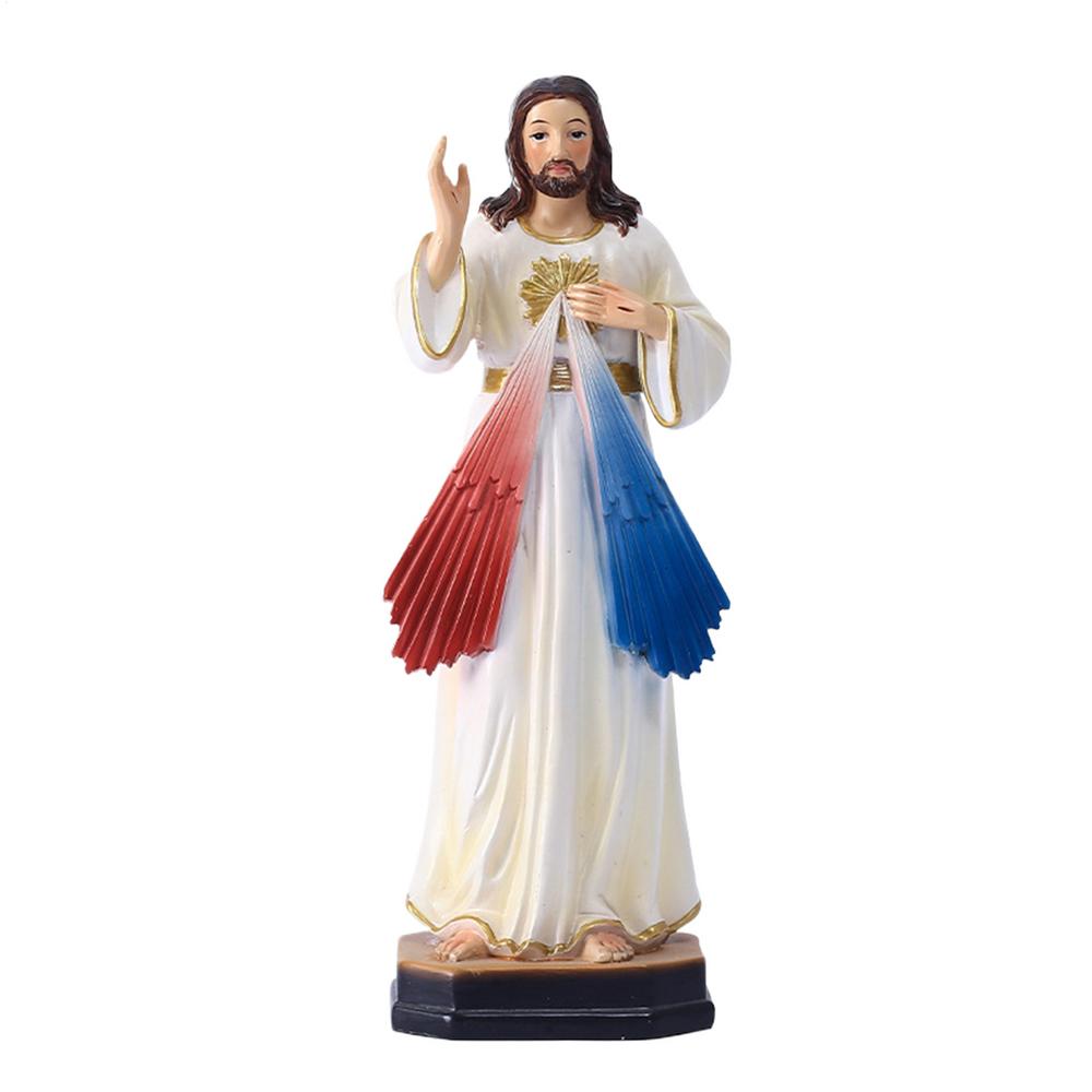 

Фигурки Иисуса Священные 3D Классические Религиозные Коллекционные Настольные Фигурки Иисуса на День Благодарения День Рождения Вечеринку Офисы Дом Гостиная