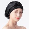 Luxury Pure Silk Turban Designer Silk Satin Sleep Bonnets Women Edge Wraps Mulberry Silk Hair Bonnet