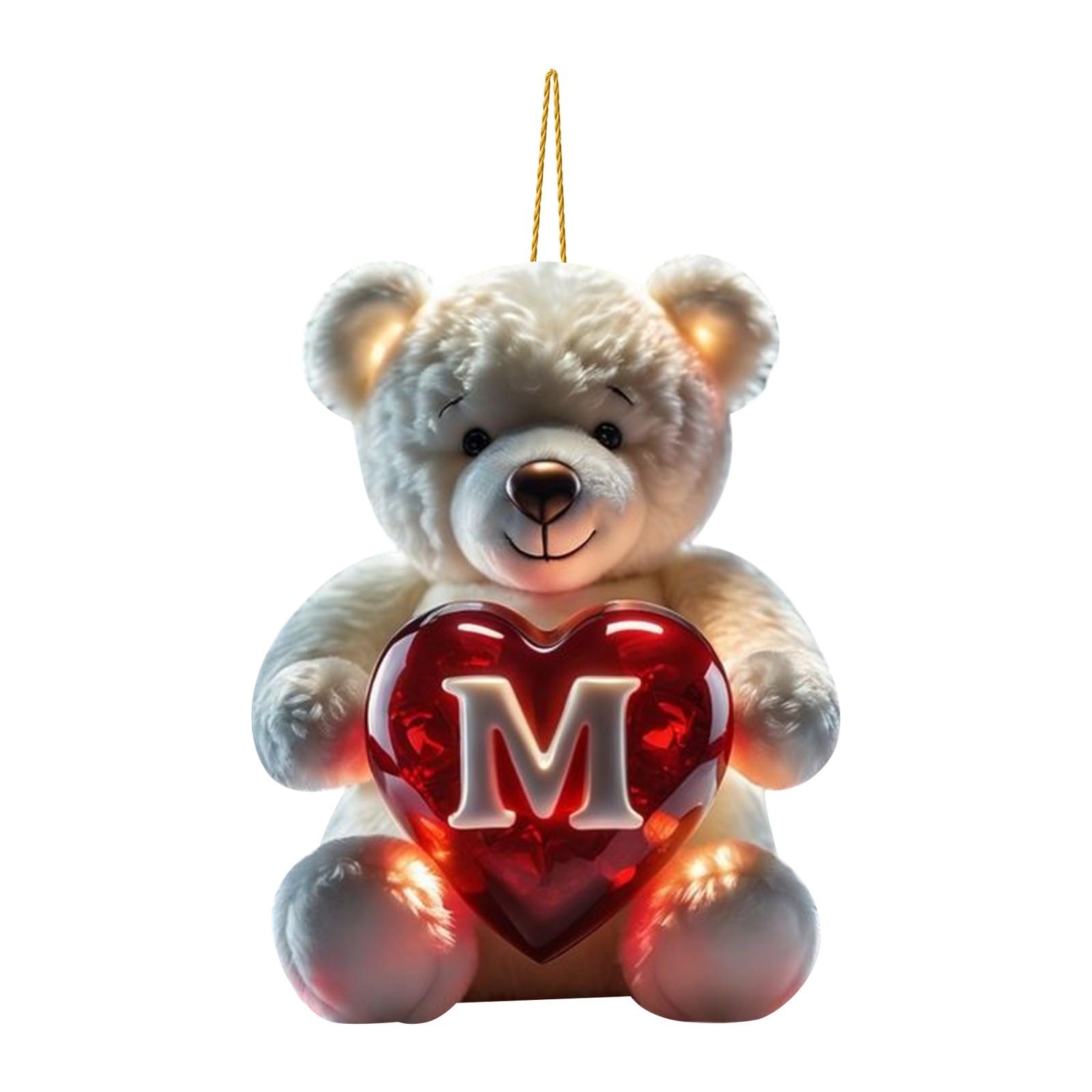 

Рождественская елка из 26 букв, подвесное персонализированное украшение в виде рождественской буквы One Size