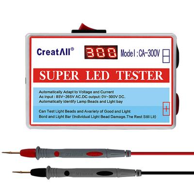 CA-300V LED Lampenperlen Lichtleiste TV Hintergrundbeleuchtung Tester LED Streifen Perlen Lampenplatine Testwerkzeug Kapazität Diode Spannungstester