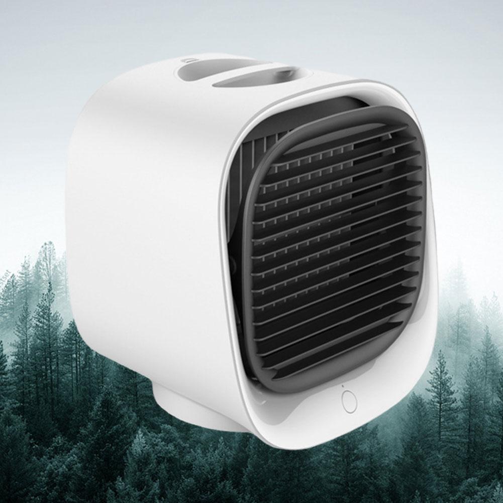Air Conditioner Misting Fan 3 Speeds Adjustable Personal Quiet Table Fan Circulation Wind Air Cooler for Office Bedroom Desktop