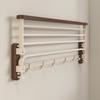 Handon Wall-Mounted Bathroom Shelf with Towel Rack and Toilet Brush Holder