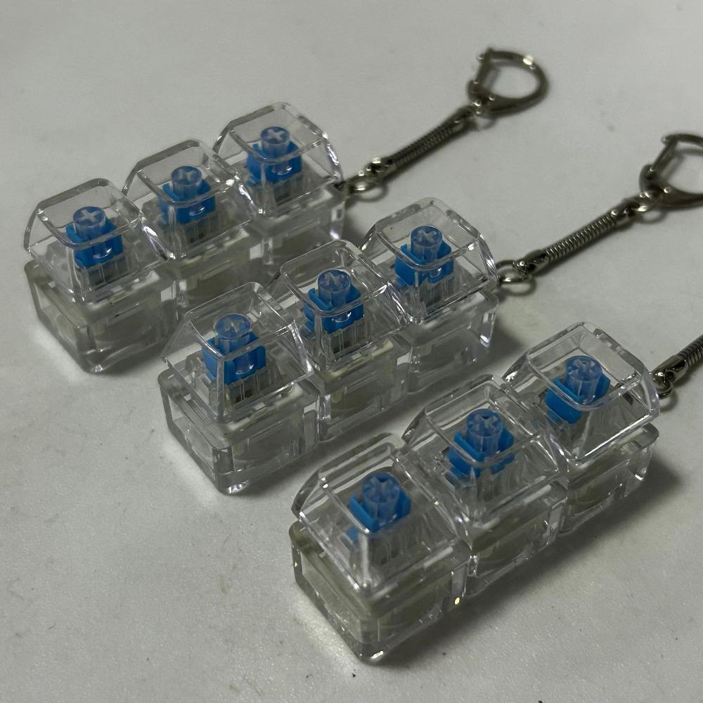 New 3/4/9 Keys Finger Keyboard Keycap Key Button Decompression Toy Gadget Pass The Time Pinch Toy Adult