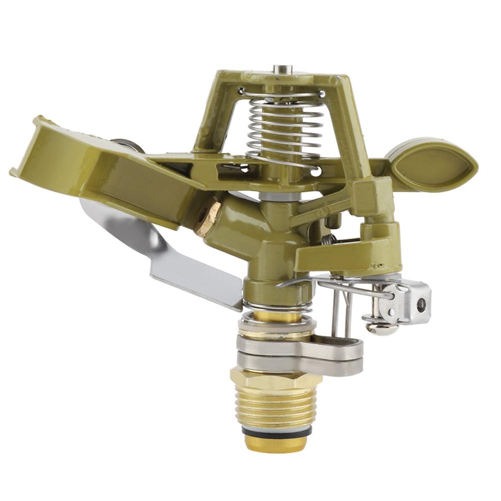 G1/2 Thread Rotating Impact Sprinkler Heavy Duty Lawn Watering Sprinkler  Lawn Watering