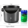 Coffee Knock Box, Shock-Absorbent Espresso Knock Box for Barista Coffee Grind, Anti-slip Espresso Dump Bin Grind Waste Bin