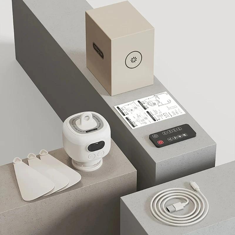 2024 Nový USB dobíjecí stropní ventilátor Velký vítr Odnímatelné lopatky Noční lampa Osvětlení Kapacita 8000 mAh Domácí Venkovní ventilátor