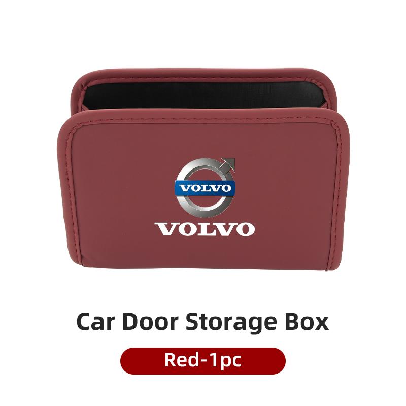Car Door Storage Box Phone Pocket Hanging Organizer For Volvo V40 XC70 V70 V60 V50 S80 S40 AWD V90 S90 XC60 C30 T6 S60 C70 XC40