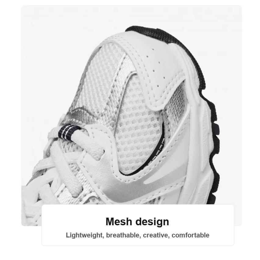 New Balance NB 530 Comfortable Versatile Durable Low-Top Running Shoes Baby Sneaker Silver White IZ530SB1