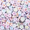 Acrylic Letter Beads for Kids' Jewelry Making – Educational DIY Beading Accessories
