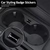 10Pcs Car 3D Epoxy Resin Emblem Interior Stickers Auto Accessories For Mercedes Benz AMG A B C E G CLA GLA W211 W214 W205 W203 FF74