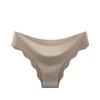 Traceless One-Piece Ice Silk Women'S Bikini Panties Wavy Edge Breathable Girls Large Size Briefs