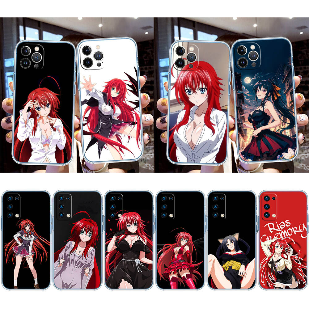Rias Gremory Case for Motorola E7 E22 E20 E13 E15 E22S E30 E40 G10 G20 G04 G22 G23 G05 G75 G35 G55 G6 G7 G8 G9 Plus Power Play