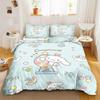 Cinnamoroll MINISO Sanrio Bedroom Children'S Bedding Set Duvet Cover Comforte Queen With Pillowcase Christmas Gifts Home