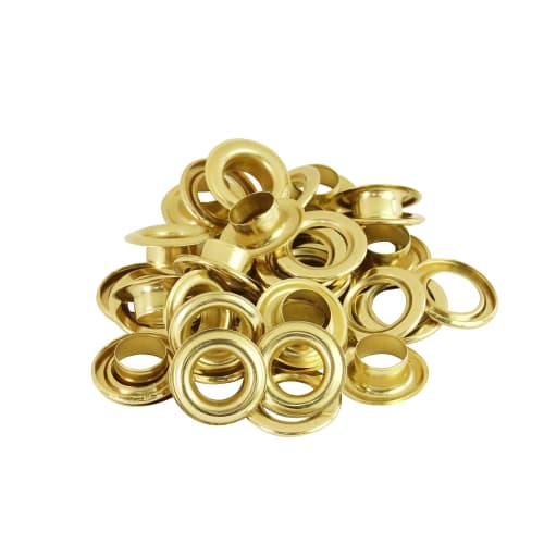 SK11 Double-Sided Brass Eyelets, 12mm, 20 Pairs, No. 25MT