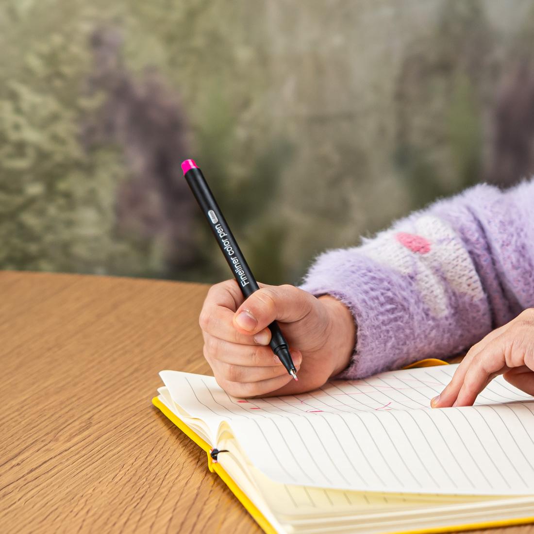 Set Da 36 Penne Fineliner A Punta Fine 0,4mm - Ideali Per Disegno, Schizzi, Fumetti E Scrittura - Foto 3