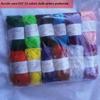 12 szt. Akrylowa Kłębek Włóczki Miękki Szydełkowanie Dzianina Nić DIY Craft Włóczka Do Ręcznie Robione Dzianiny Szydełkowania Szalik Kapelusz Lalka Dekoracje Materiały