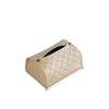 Creative PU Leather Tissue Box Light Luxury Living Room Tea Table Desktop Decoration Waterproof Tissue Storage Box Home Decor