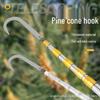 Outdoor Fishing and Fruit Picking Telescopic Pole with Net, Hook, and Sickle, Adjustable from 1.5 To 7 Meters.