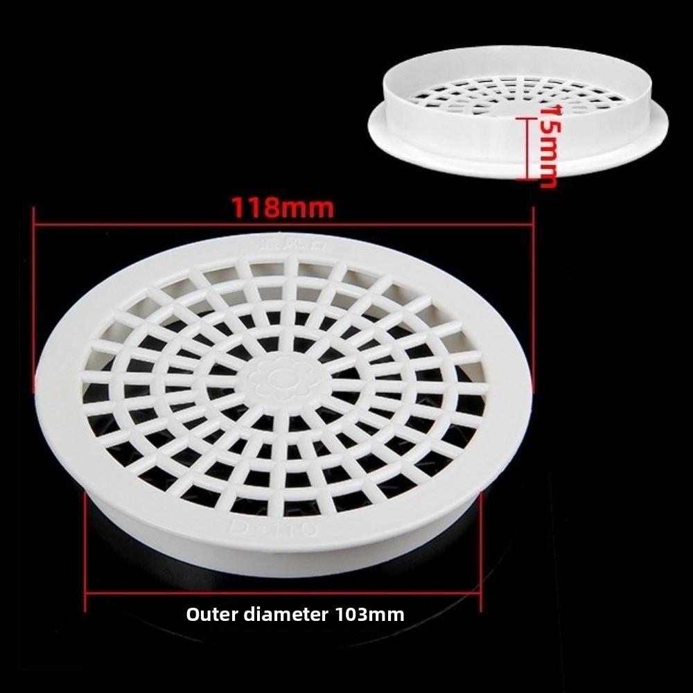 

Plastic Roof Floor Drain Anti-blocking Rain Pipe Cap Gutter Leaf Trap Drainage Plumbing Fitting 110 tube