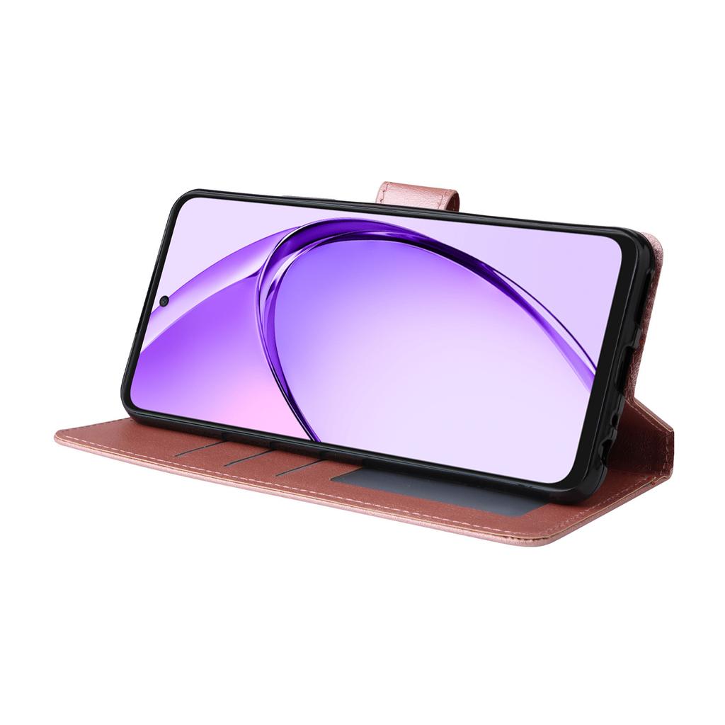 Wallet Phone Case for Oppo A80 5G/A3 Pro (India) 5G/A3 Pro (Global) 5G/K12x 5G (India)/A3x 5G (China) PU Leather Phone Cover