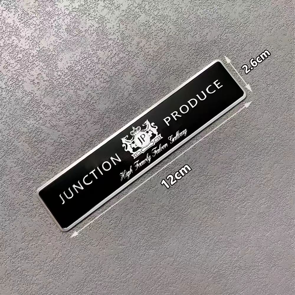Metal JP car stickers personalized auto modification VIP emblems decorative decals for car rear and fenders scratch covering stickers 1pc