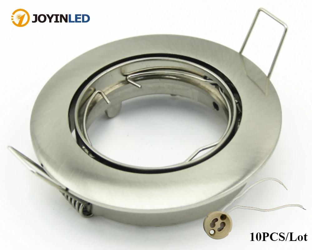 GU10 Lamp Base Ceramic Light Holder Surface Downlight Frame Ceiling Light Fitting Spotlight Frame Housing Downlight  Zinc Alloy