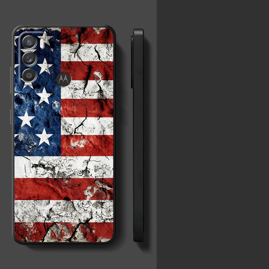 National Flag Pattern Phone Cover Case for Motorola Moto Edge 20 Pro 30 Lite G22 Edge40 G32 G50 G60s G71 G53 G30 G51 G73 G52