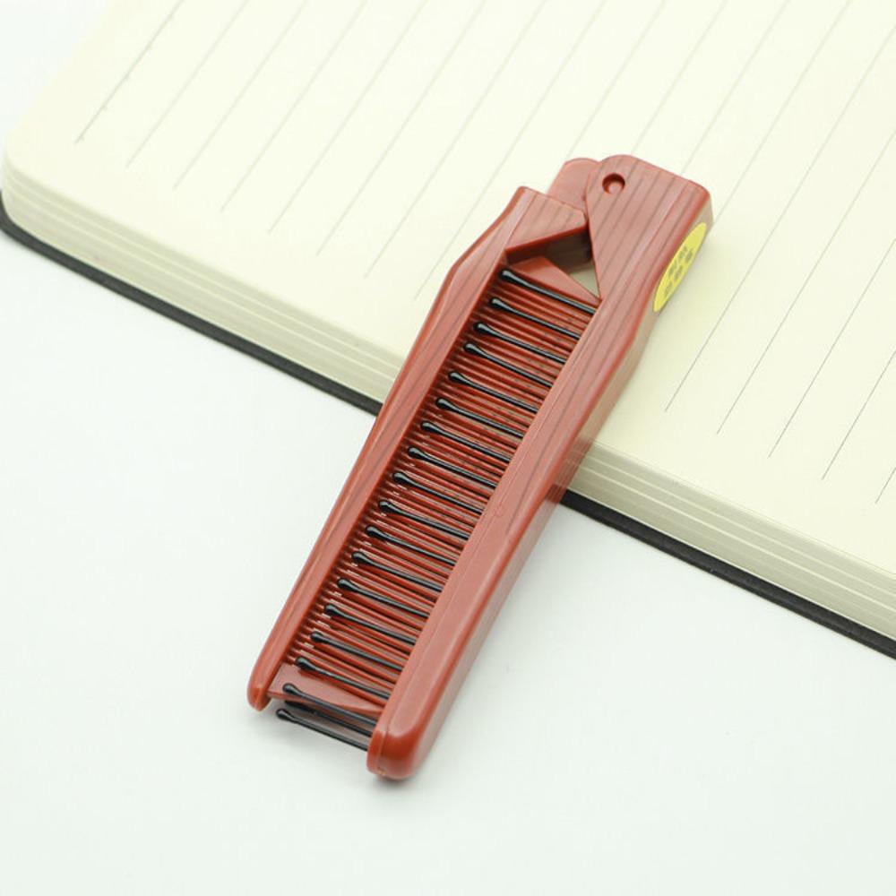 Anti Static Folding Comb Travel Combs Hair Massage Comb Foldable Hair Comb  Girl