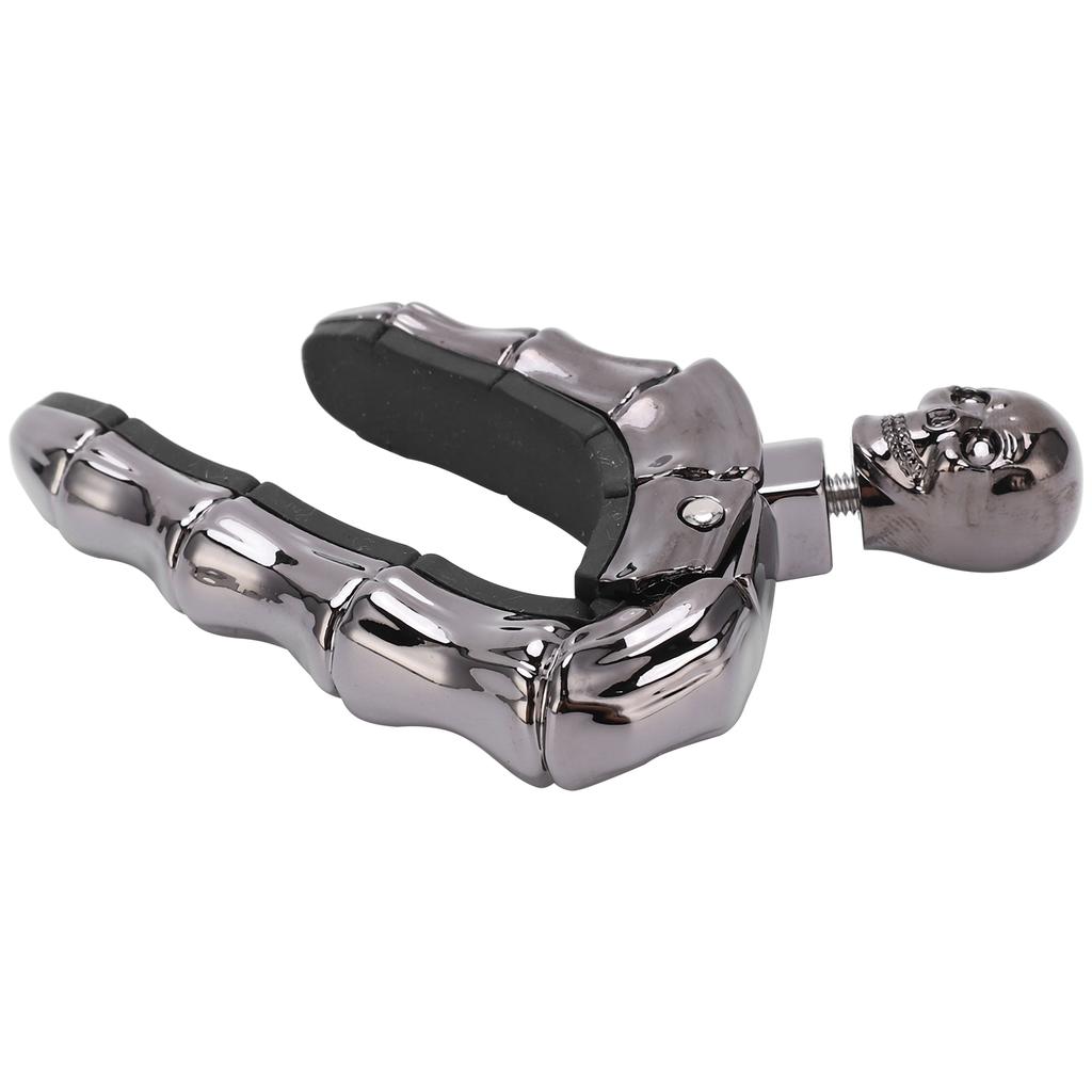 Guitar Capo Ballad Zinc Alloy Silicone Diacritics Skull Musical Instrument AccessoriesBlack