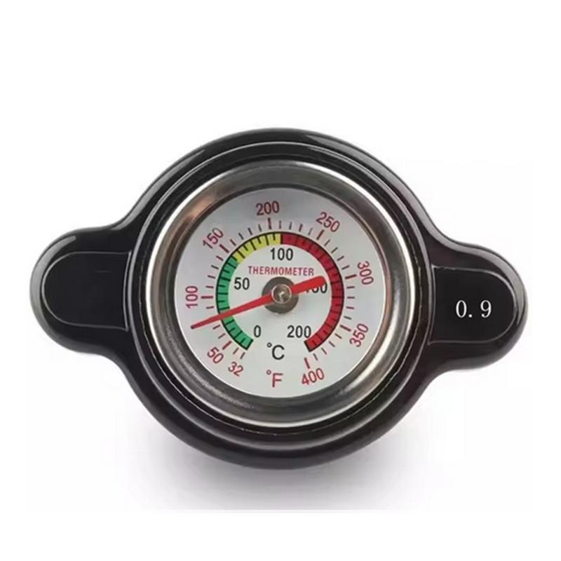 1.8 Bar High Pressure Radiator Cap 25.6Psi With Temperature Gauge For Honda Yamaha Kawasaki Suzuki Polaris Ranger Motorcycle ATV Fuel Tank Caps3