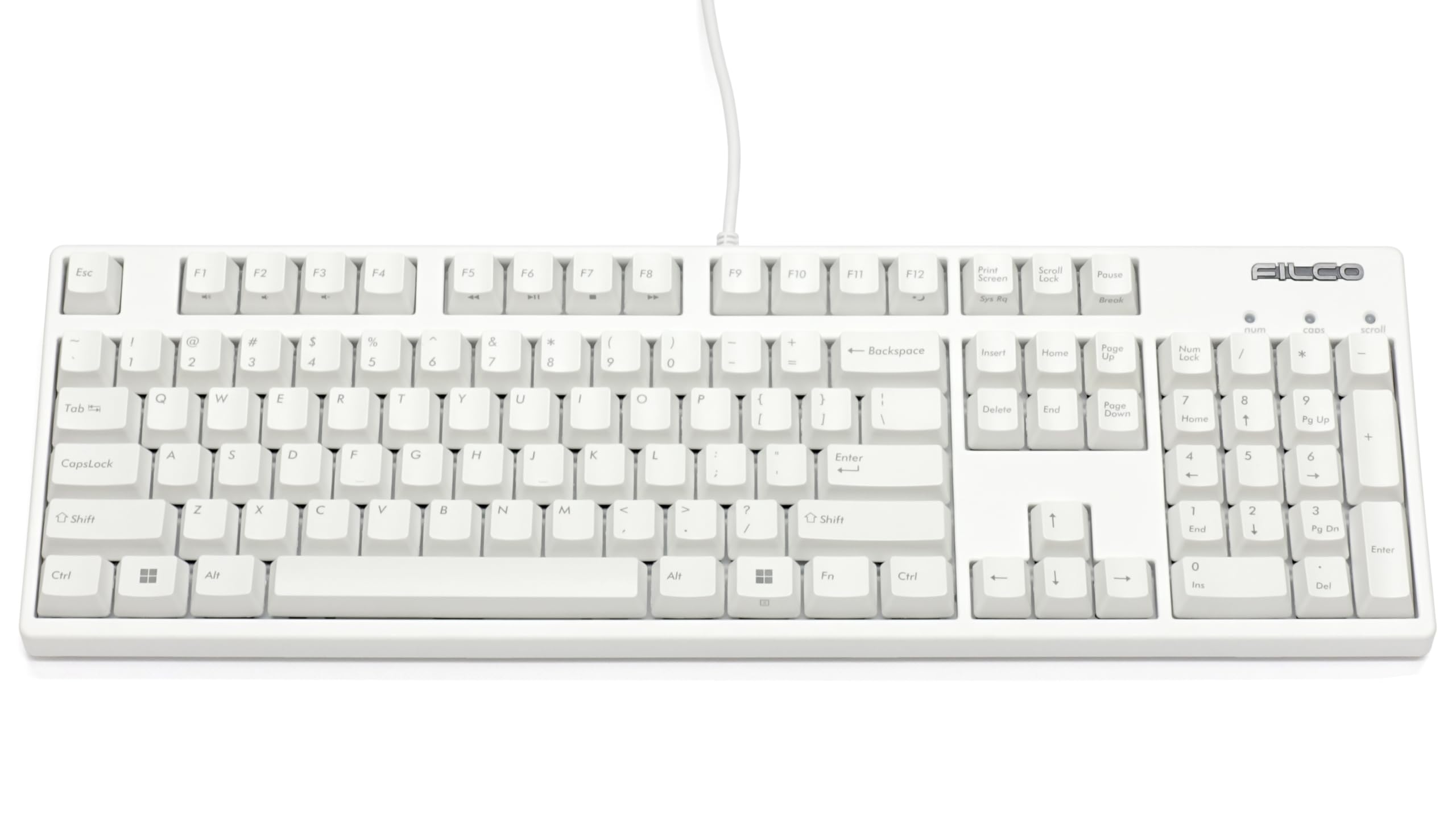 

Majestouch 3 HAKUA CHERRY MX2A Brown English 104 Kana Media PBT Full 1000Hz Polling Wired US ASCII Switches, Full-Size, Layout, Keys, Printed, White,