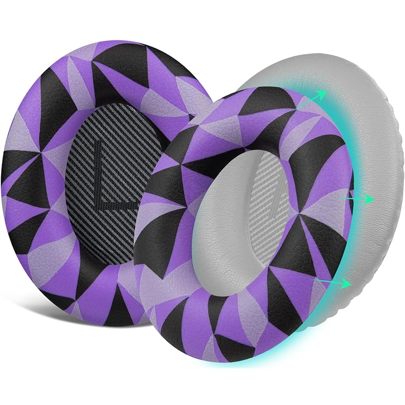 

SOULWIT ear pad cover headphone pad cover for Bose QuietComfort QC15 QC25 QC2 QC35 QC45/Ae2 Ae2i Ae2w/SoundTrue & SoundLink AE for protective case