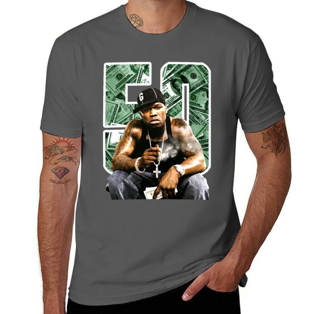 50 Money 50 Cent Tshirt Breathable Mesh Panel Tshirt