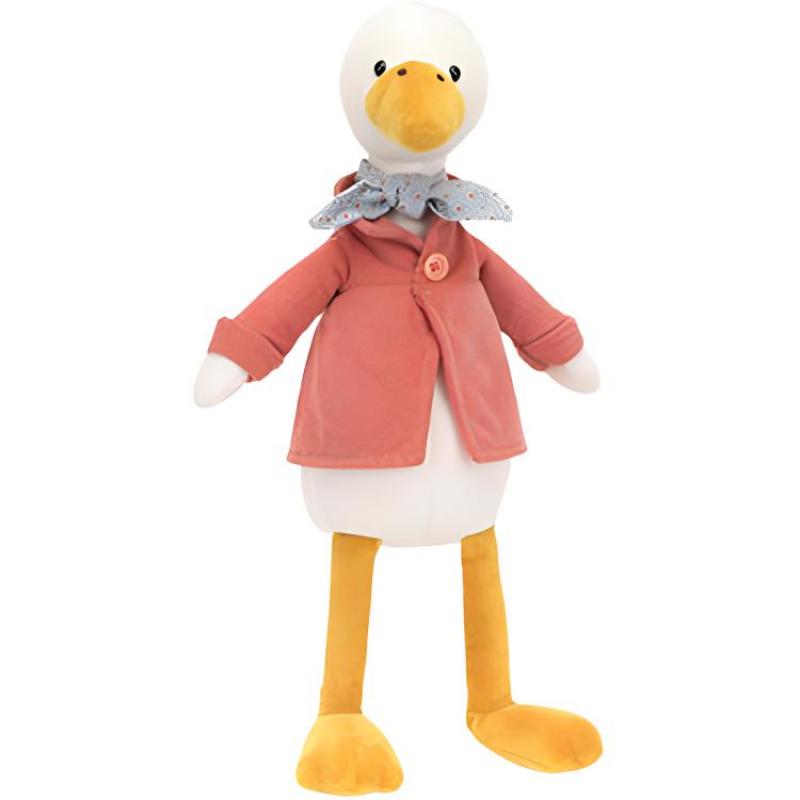 JELLYCAT Серия Сельскохозяйственных Животных Розали Гусыня Успокаивающая Белая Кукла Плюшевая Кукла Высотой 30 см