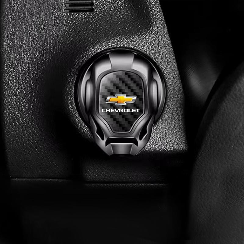 1 ks Ochranný kryt tlačítka startování jedním kliknutím do auta, dekorační samolepka na vnitřní tlačítko, příslušenství pro Chevrolet Cruze Aveo Captiva Lacetti