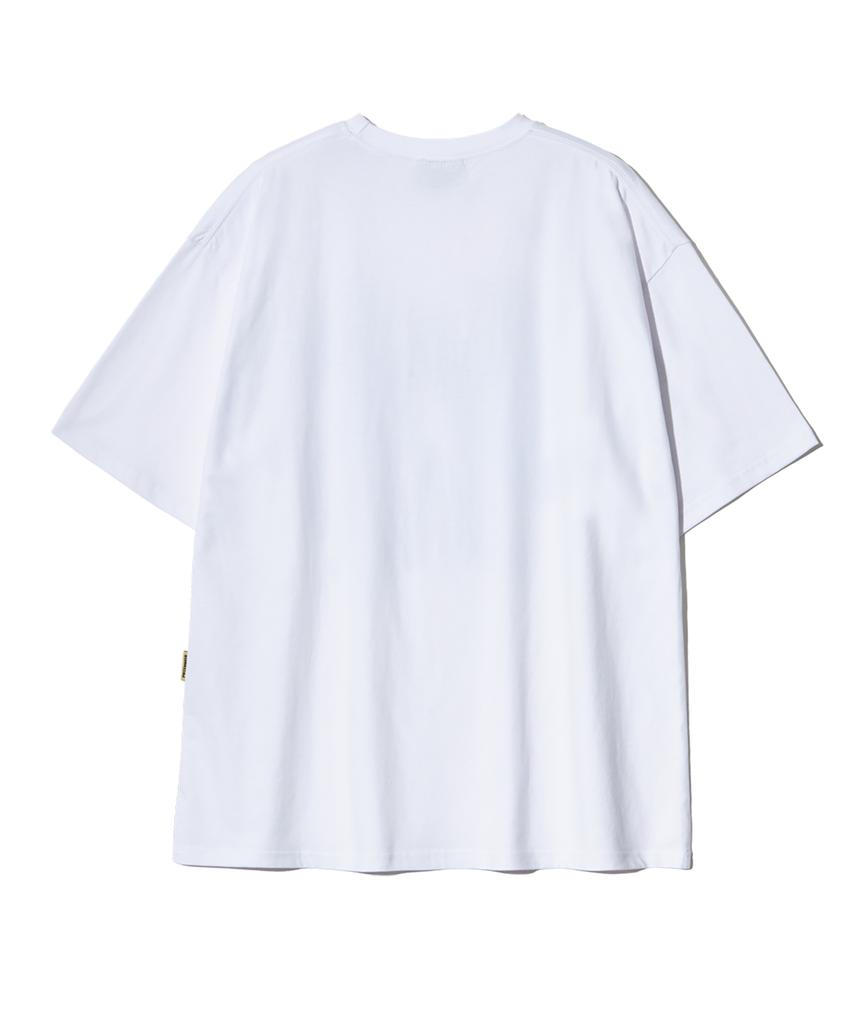 PEACE MAKER Pcmk Ink Logo Tee (White)