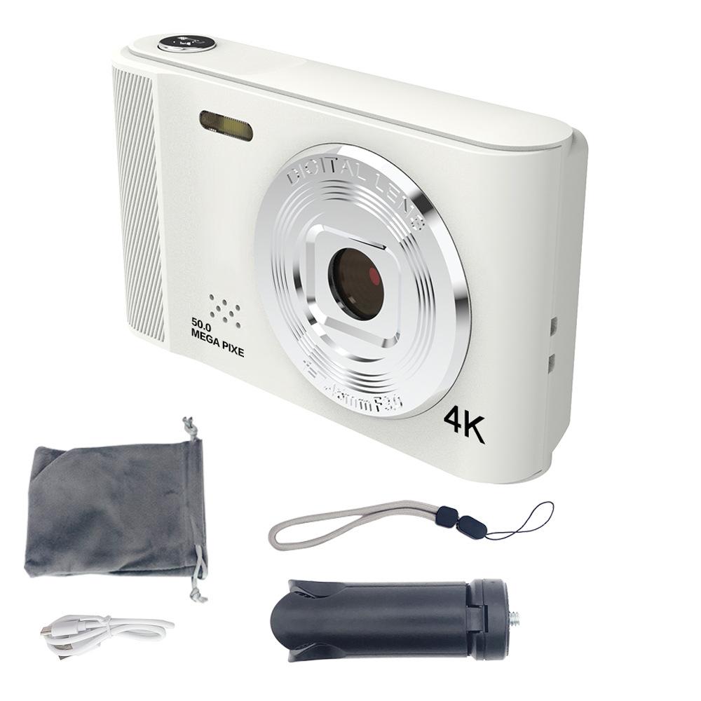 4K HD Mini Digital Camera for Students: Selfie, Video Recording, and Home Use High-resolution Digital Retro Camera Digital Camera