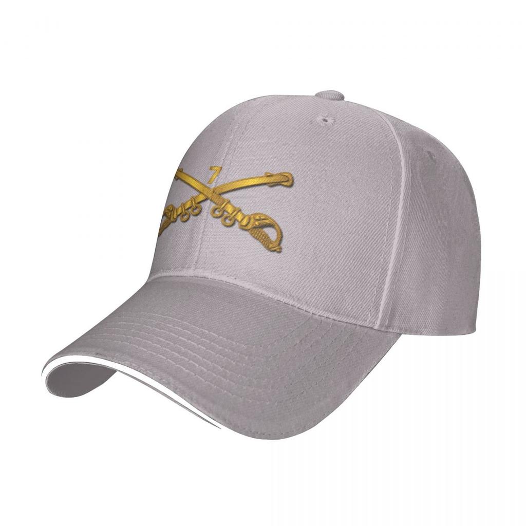 Army - 7th Cavalry Branch Wo Txt Cap Baseball Cap Beach Trucker Hat Women's Cap Unisex's