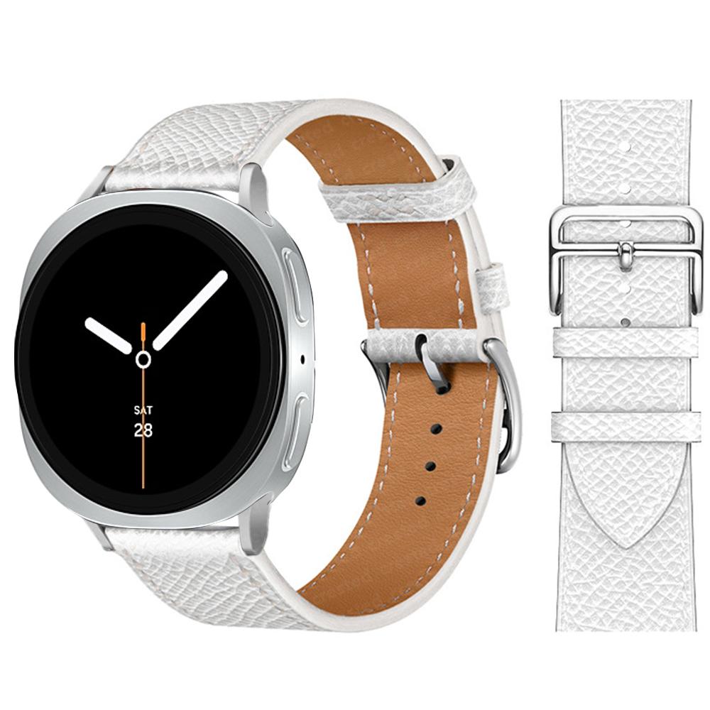 Exquisite leather band For Samsung Galaxy Watch 8 strap 40mm 44mm metal buckle Bracelet correa Galaxy Watch 8 classic 46mm bands