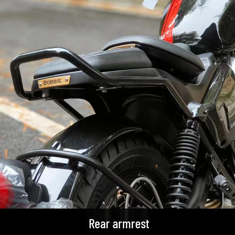Yangtze 400/450/700 Bumper Guard Bar with Quick Release Backrest and Retro Saddlebag