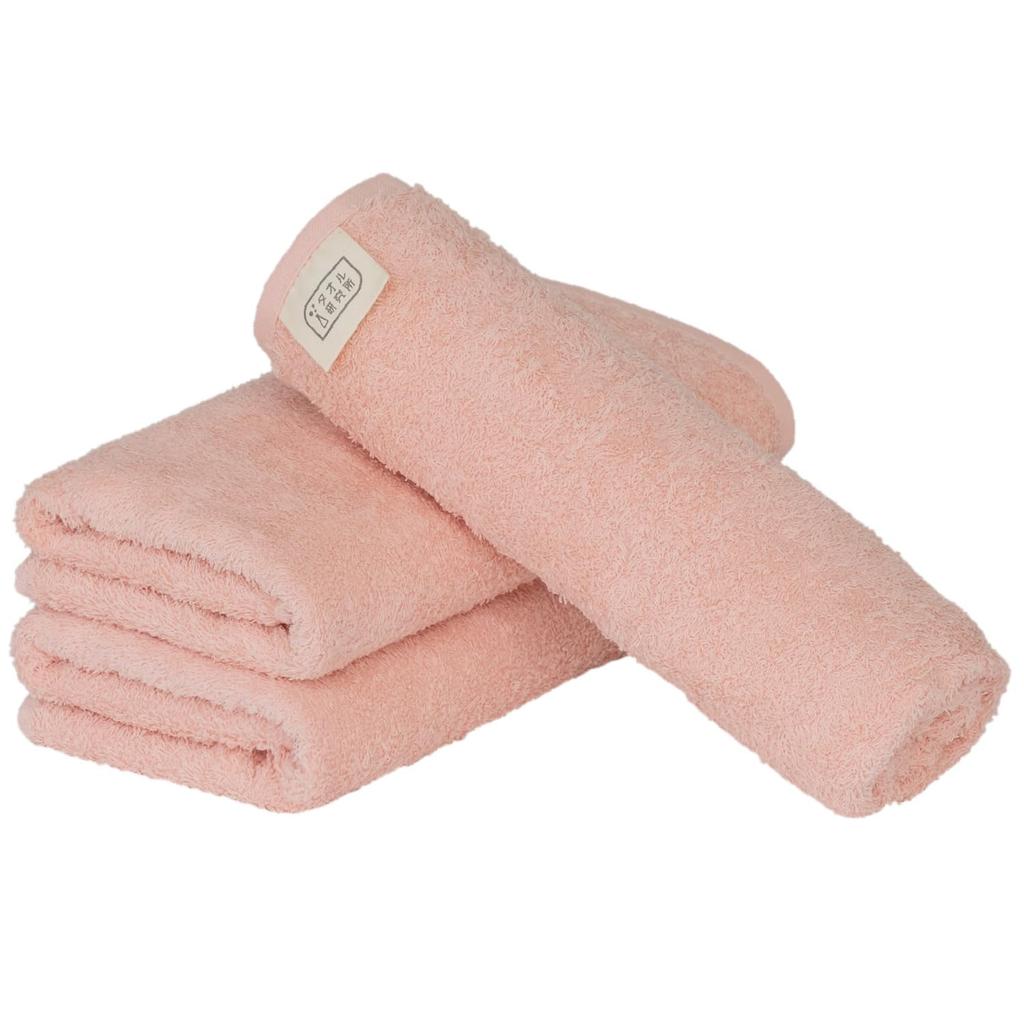 Towel Laboratory Reason for Large Face Pink Set of Easy To JapanTechnology [The Lightness] #006 Towel, (Light Red), 3, Quick-Drying, Thin, Wring,
