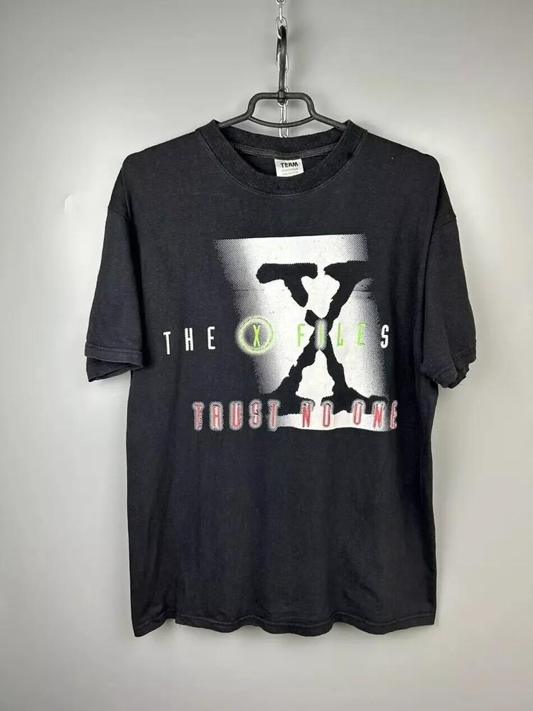 The X-Files Trust No One Movie Graphic Short Sleeve Unisex Tshirt Reprint S-5XL Unisex T-Shirt XL