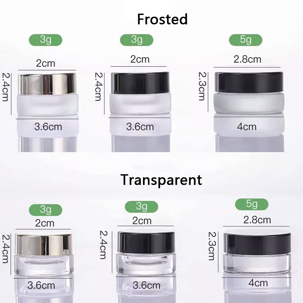 3g 5g Eye Cream Pots Black Gold Makeup Jar Face Cream Packaging Bottle  Cosmetic Container