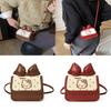 Hello Kitty Cartoon Pu Shoulder Bag For Women And Girls With Adjustable Strap