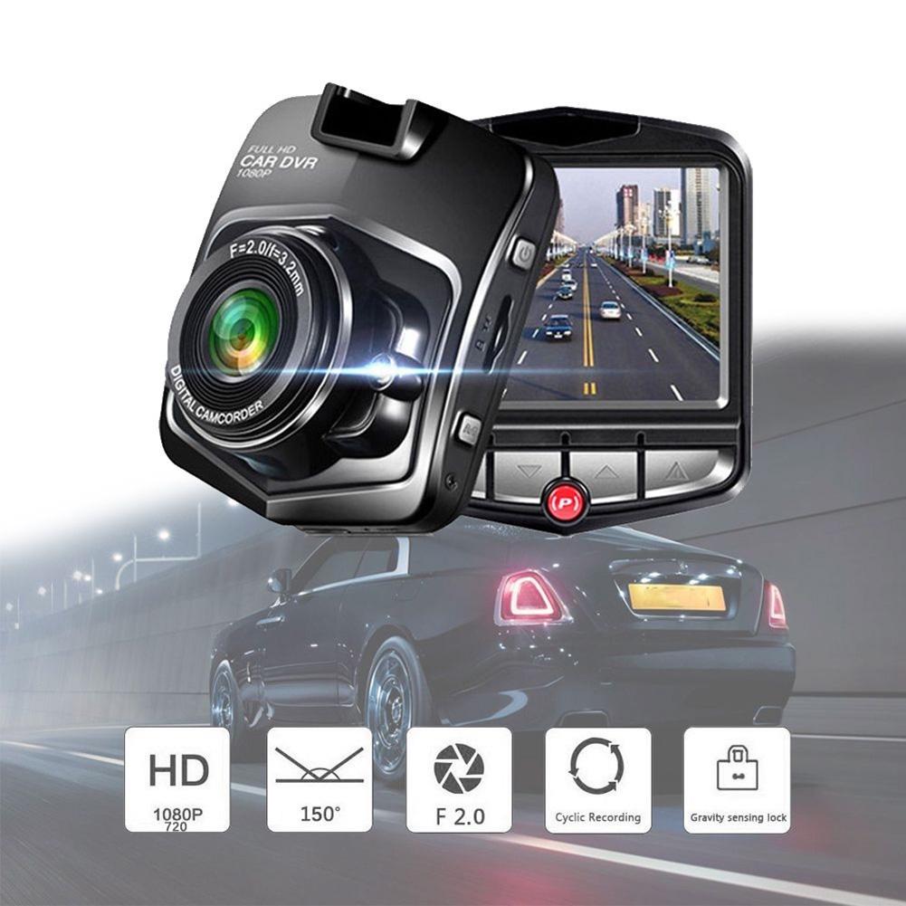 Autokamera s černým rozlišením 1080P, 2,4 palce, IPS displej, 3MP, 100stupňový úhel záběru, autokamera
